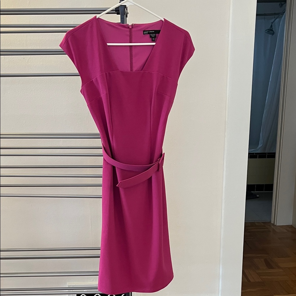 Pink Cap Sleeve Dress